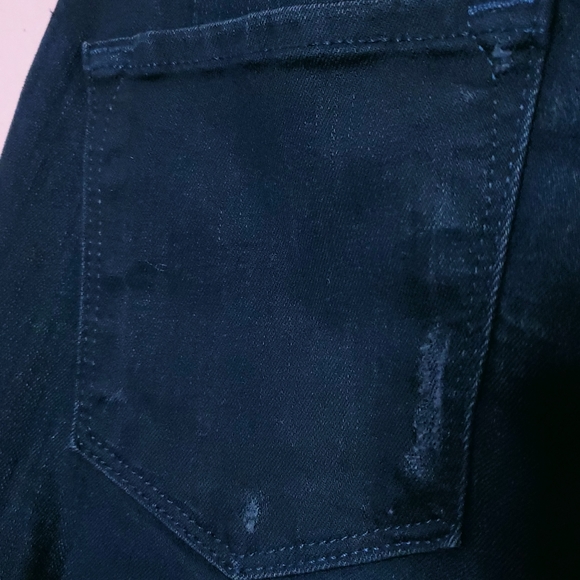 J Brand The Skinny Leg Jeans In Blacklash Distressed - Picture 15 of 16